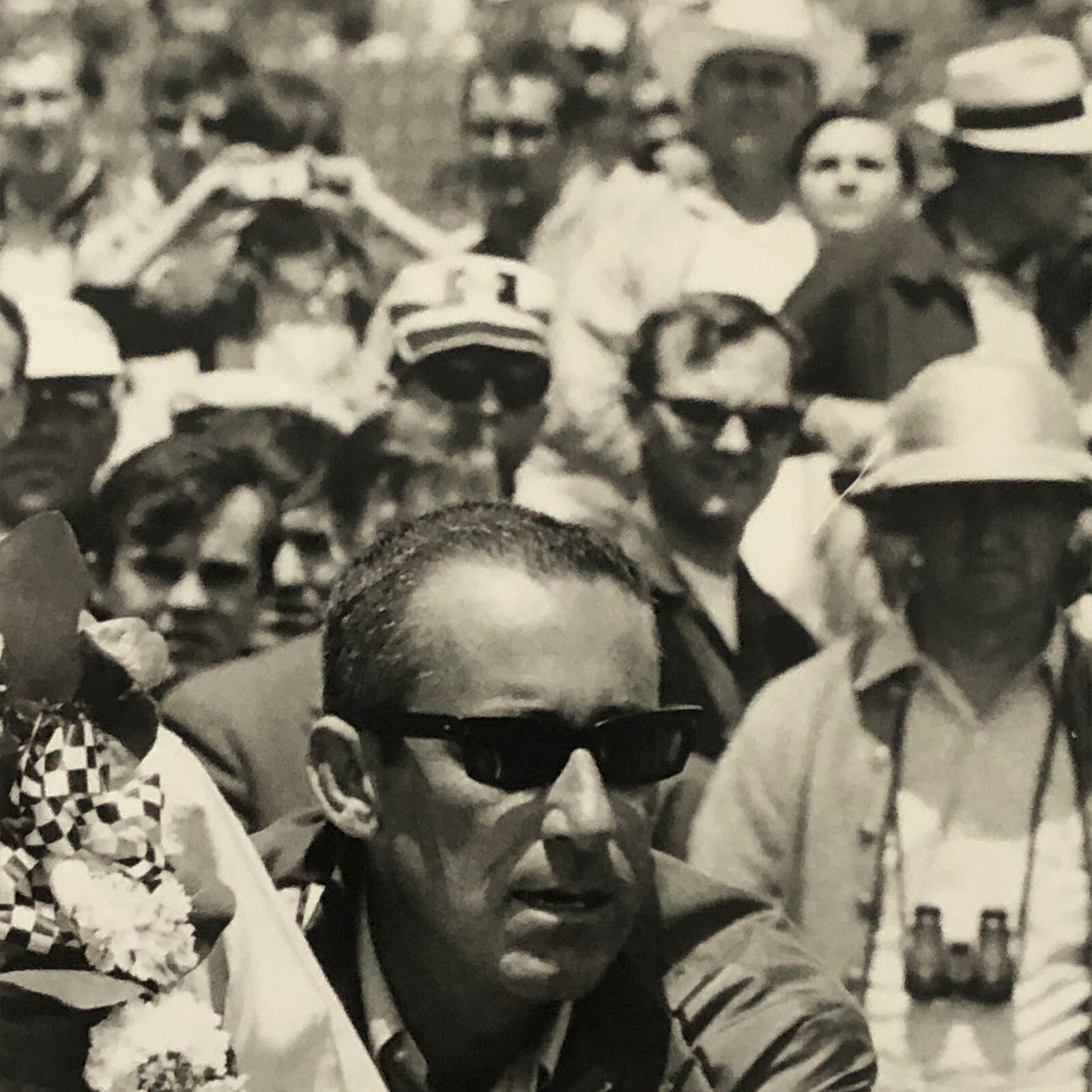 Vintage Indy Indianapolis 500 Racing Photo Photograph AJ Foyt Trophy 1967