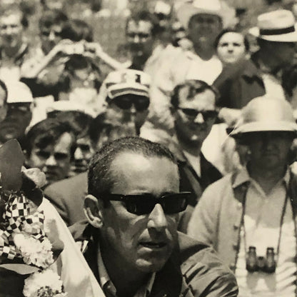 Vintage Indy Indianapolis 500 Racing Photo Photograph AJ Foyt Trophy 1967