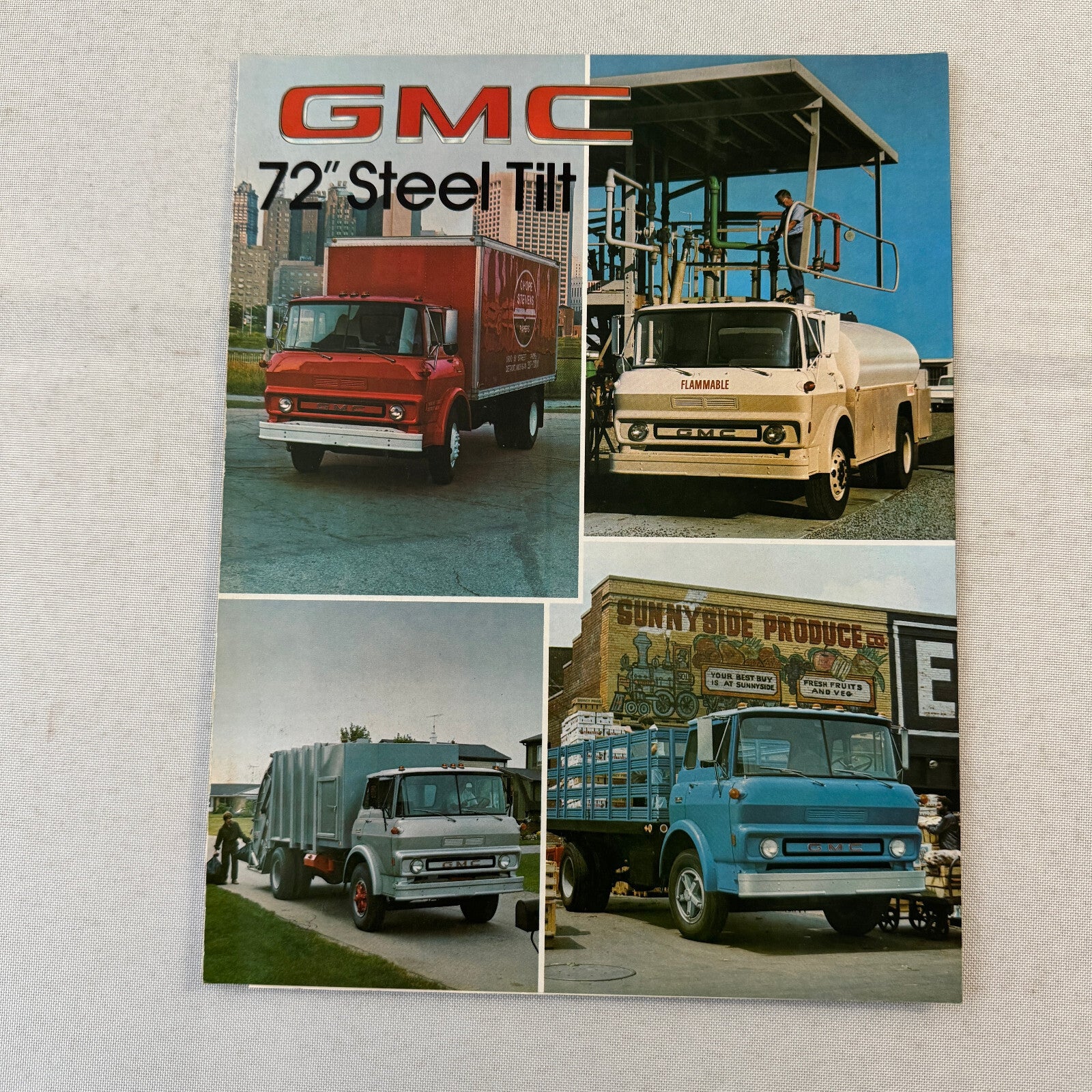 GMC 72 Inch Steel Tilt Truck Sales Brochure Catalog Series TE-6000 TE-6500