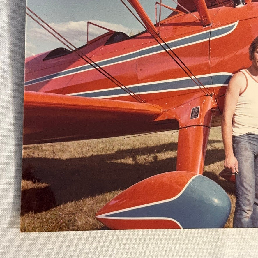 Vintage Aircraft Airshow Photo Large Aviation Photograph Aviation 1970s 1980s