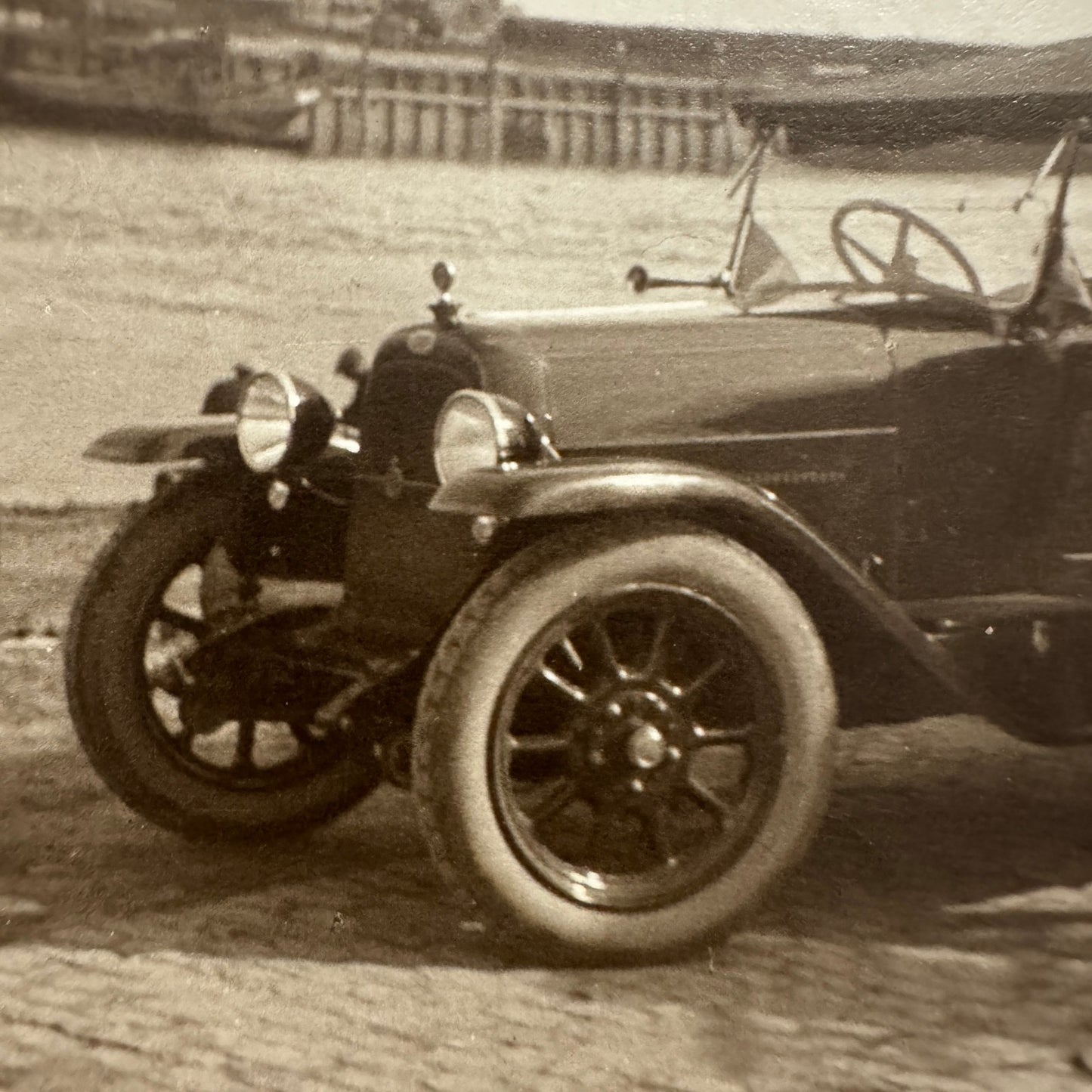 Vintage Car Automobile Photo Photograph European 1924