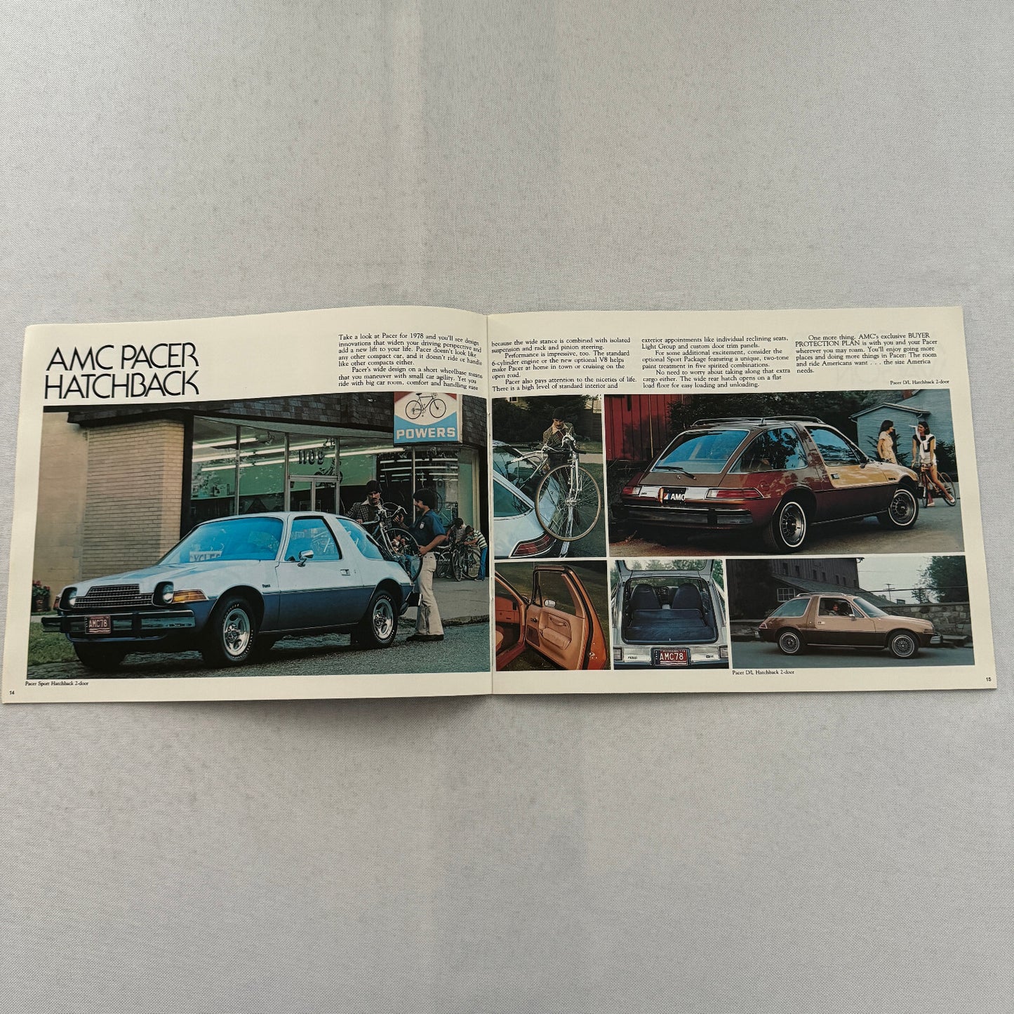 1978 AMC Car Sales Brochure Catalog AMC Concord Pacer Gremlin AMX Matador