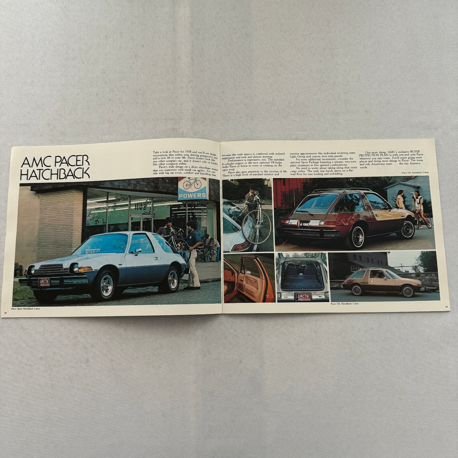 1978 AMC Car Sales Brochure Catalog AMC Concord Pacer Gremlin AMX Matador