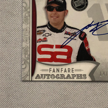 2011 Press Pass Fanfare Autographs Johnny Sauter Auto Autograph Signed Nascar