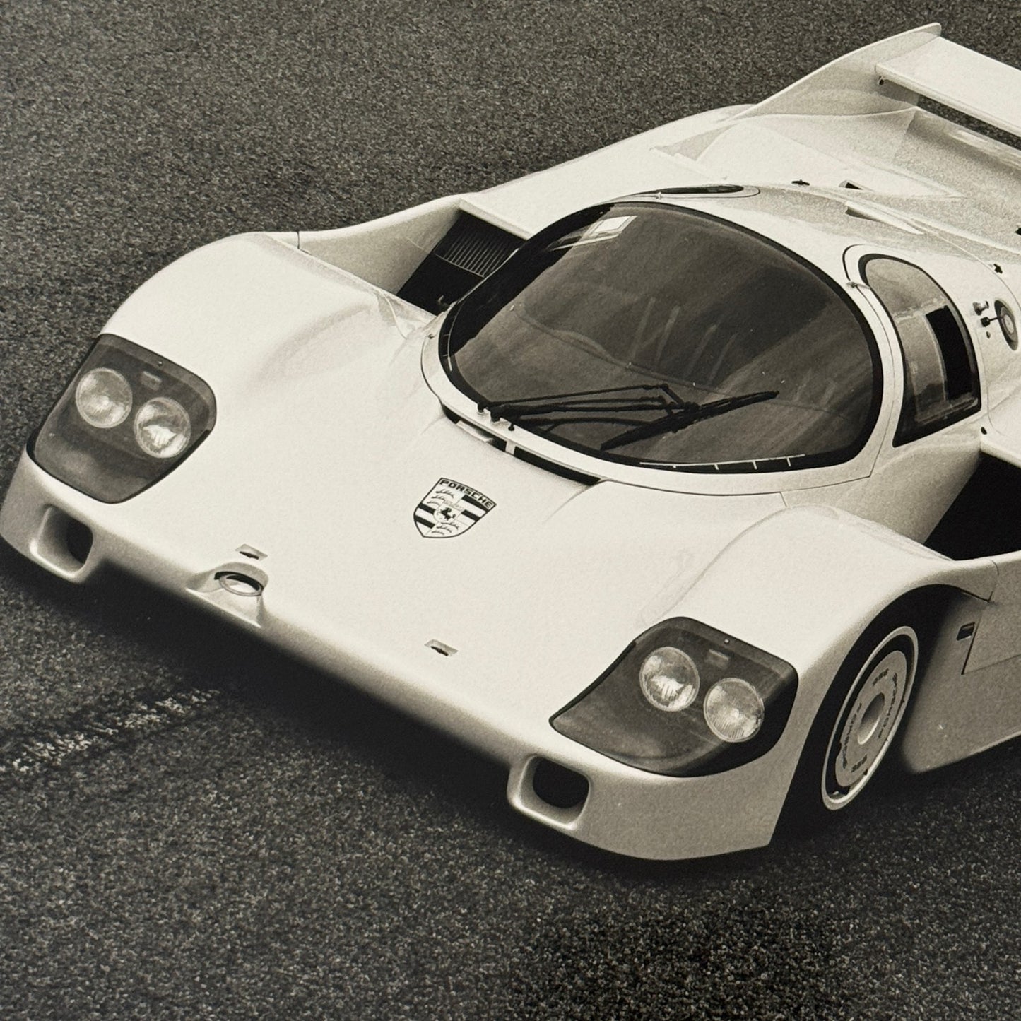 Vintage Porsche 956 Racing Car Photo Photograph Print Race Car