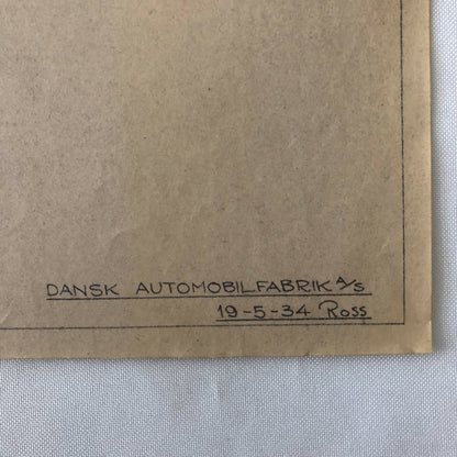 1934 Coachbuilder Truck Design Blueprint Rendering Blue Print Coach Pickup Truck