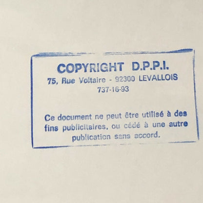 Vintage Racing Photo Photograph 1975 1000 KM de Dijon Race Car