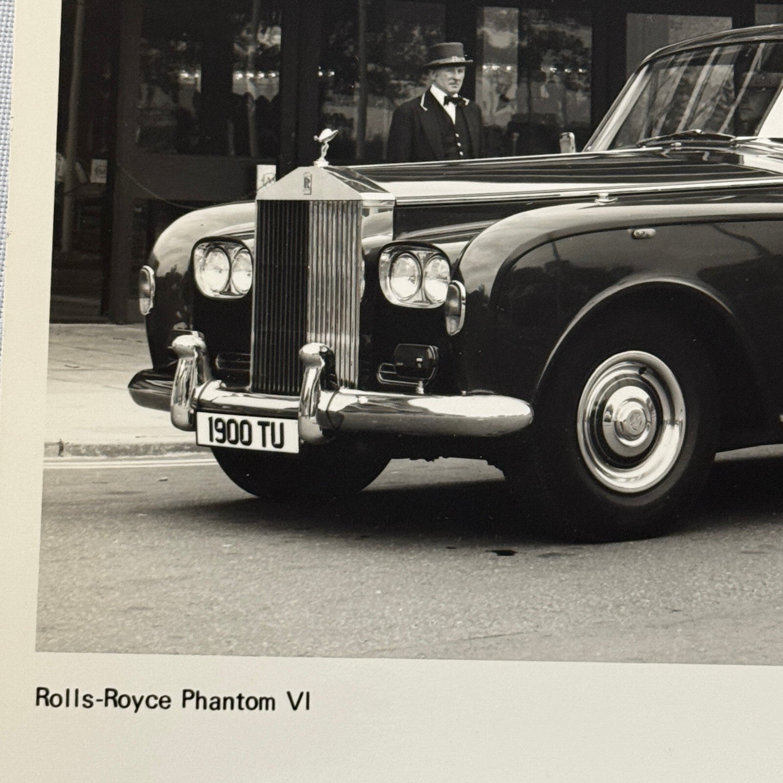 Rolls Royce Phantom VI Car Factory Press Photo Photograph Vintage Print 1980