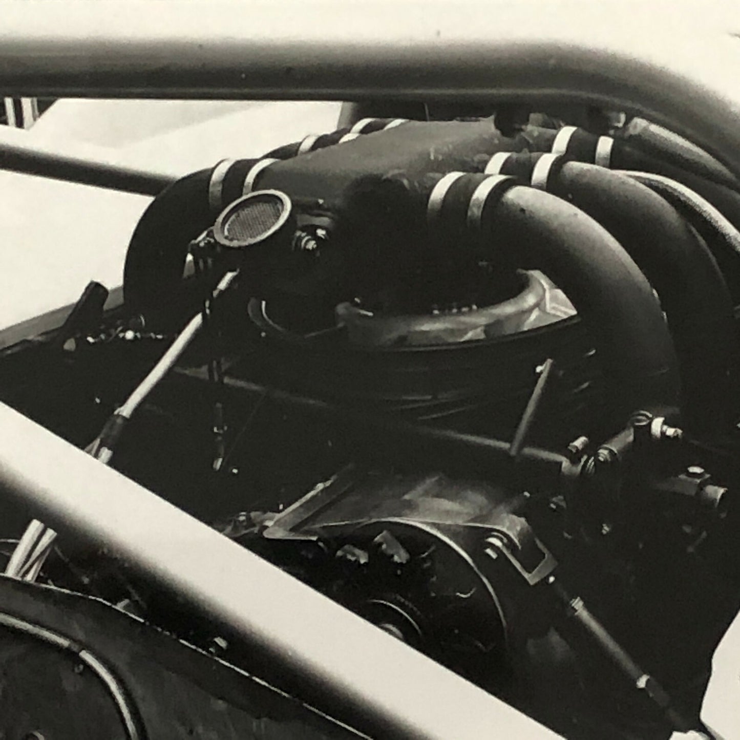 Vintage Racing Photo Photograph 1975 1000 KM de Mugello Race Porsche 908 Car 