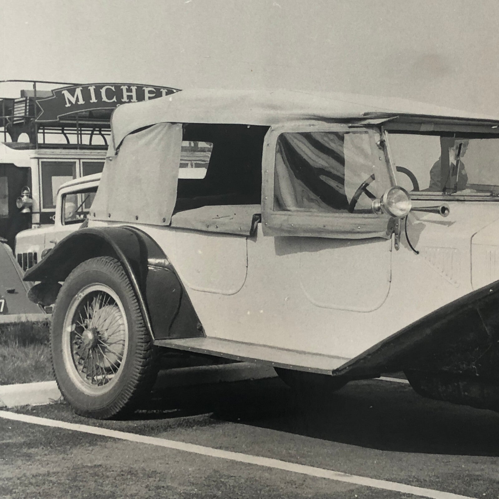 Vintage Car Photo Photograph Print - 1970 Paris Nice Rally Rallye 