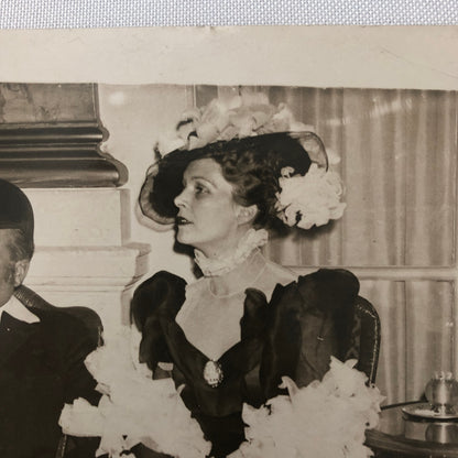 Vintage Press Photo photograph 1933 Naughty Nineties Party Costumes UK London