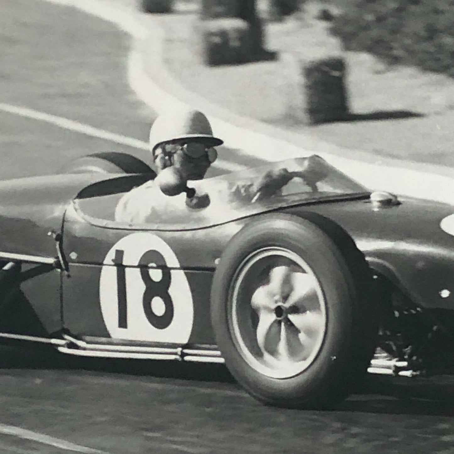 Vintage John Surtees Grand Prix Racing Photo Photograph Bernard Cahier Lotus Car