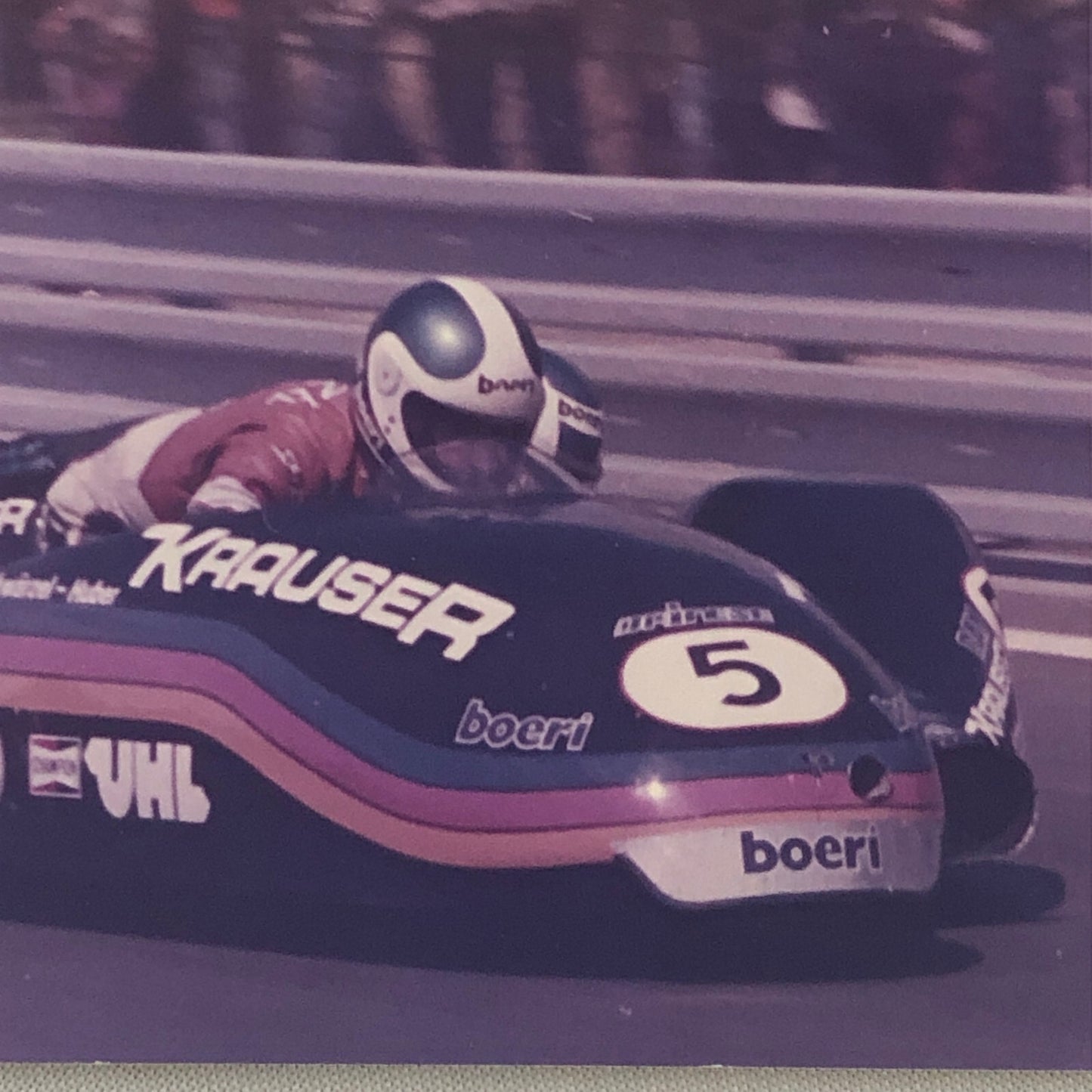 Vintage Motorcycle Racing Photo Photograph Print Germany Sidecar Side Car