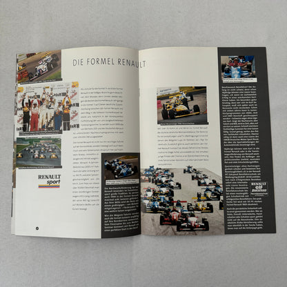 Renault Sport Racing Brochure GERMAN Text Renault Megane Cup Formula +