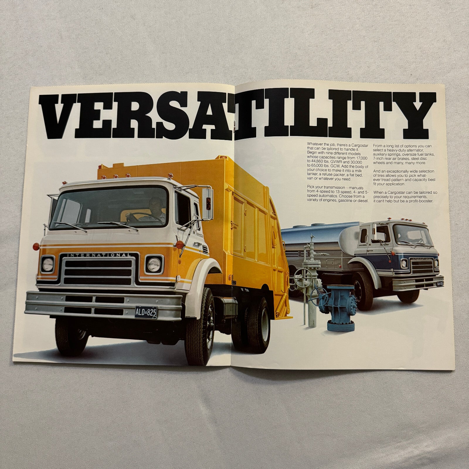 International Cargostar Truck Sales Brochure Catalog Vintage Advertising