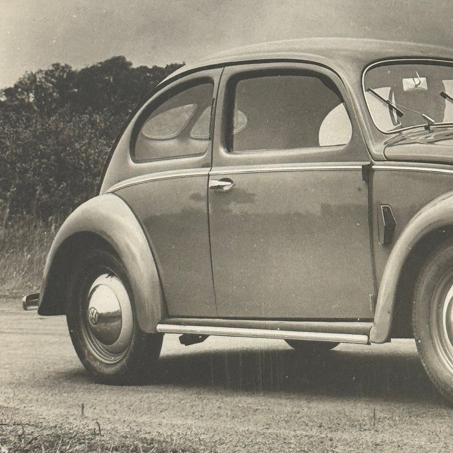 Vintage 1957 Volkswagen Beetle VW Bug Car Photo Photograph Print