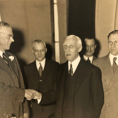Press Photo Photograph Senator Reed Smoot 80th Birthday Utah Underwood Photo