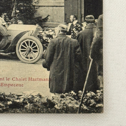 Emperor Guillaume II Kaiser WIlhelm II Car Automobile Postcard Post Card