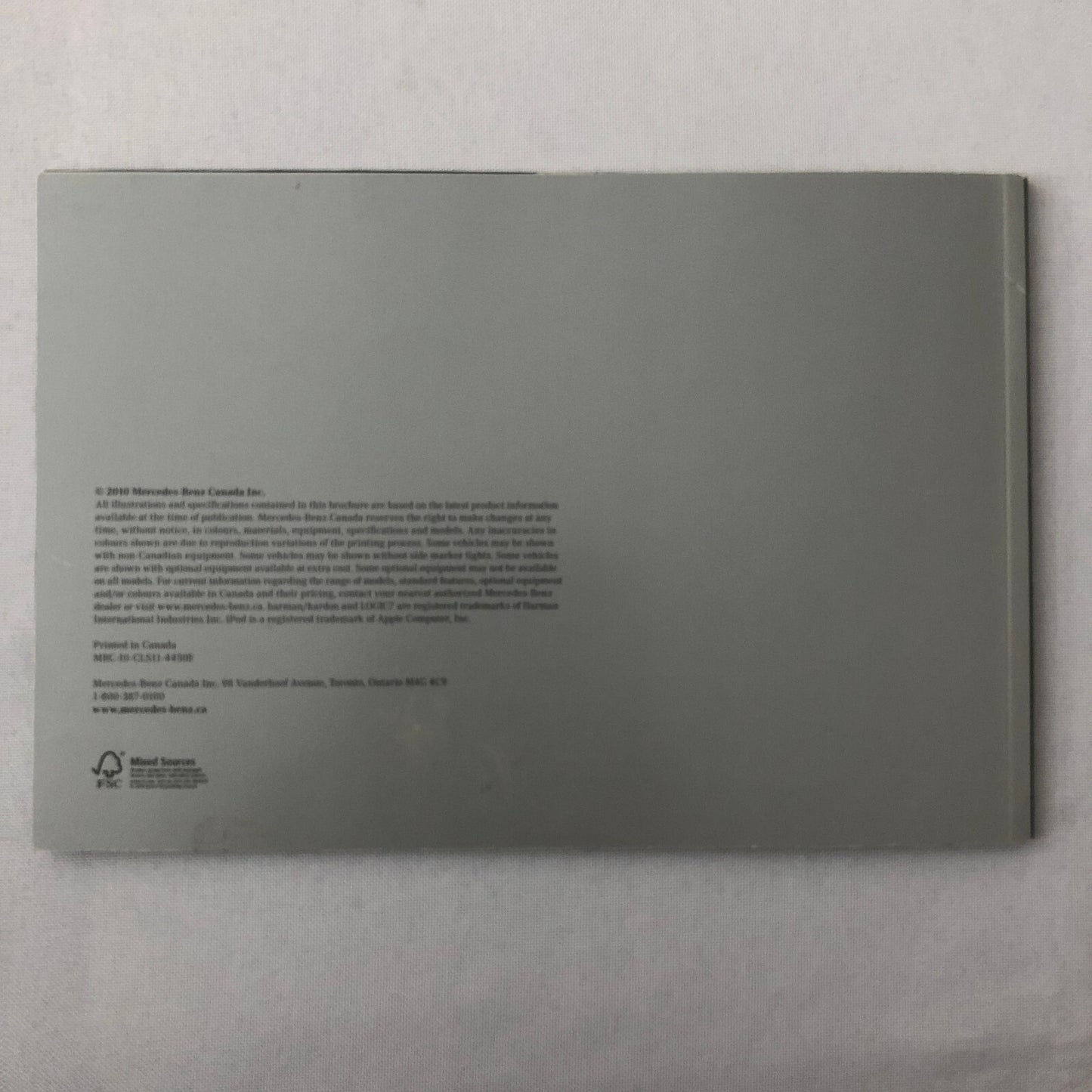 2011 Mercedes CLS Class Sales Brochure Catalog CLS550 CLS63 AMG 550 63