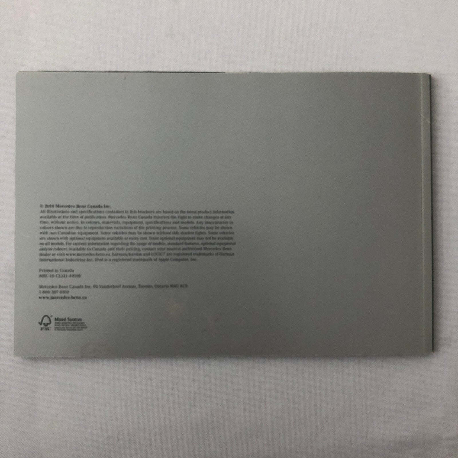 2011 Mercedes CLS Class Sales Brochure Catalog CLS550 CLS63 AMG 550 63