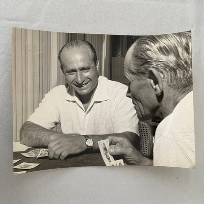 Juan Manuel Fangio Retirement Vacation Holiday Italian Press Photo F1 Racing