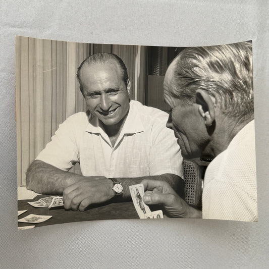 Juan Manuel Fangio Retirement Vacation Holiday Italian Press Photo F1 Racing
