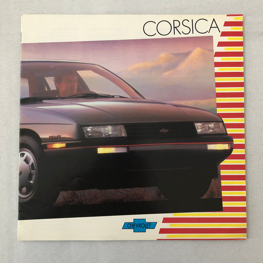1987 Chevrolet Corsica Sales Brochure Catalog Advertising