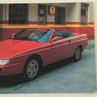 Ferrari 400 Convertible Concept Car Postcard Post Card