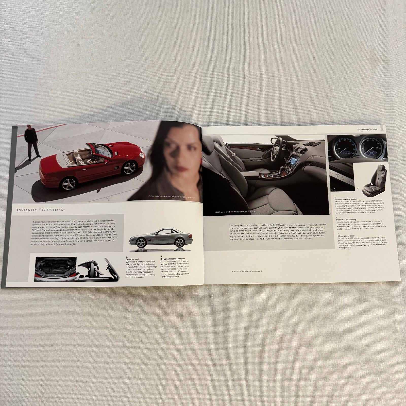 2006 Mercedes Benz SL Class Sales Brochure Catalog SL500 SL600 SL 55 AMG 500 600