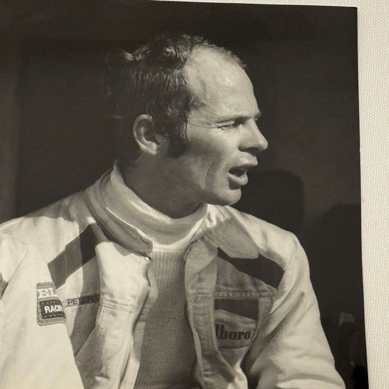 Vintage Racing Photo 1972 Italian Grand Prix Race Reine Wisell Peter Gethin