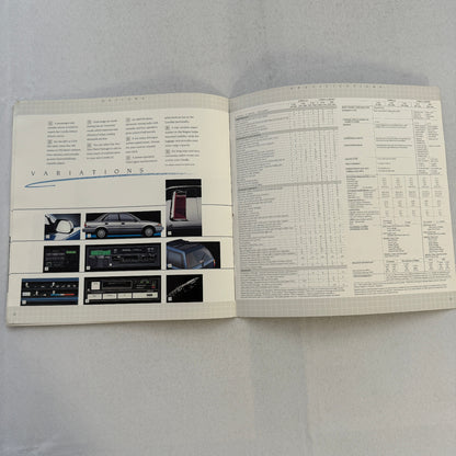 1988 Toyota Corolla Car Sales Brochure Catalog Sport Wagon Sedan GT-S SR5