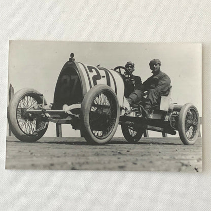 Vintage Bugatti Racing Car Photo Photograph - Modern Print 