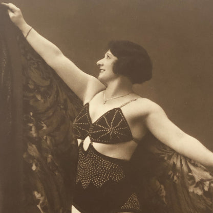 Circus Performer Dancer Dancing Real Photo Postcard Post Card RPPC Vintage 1930