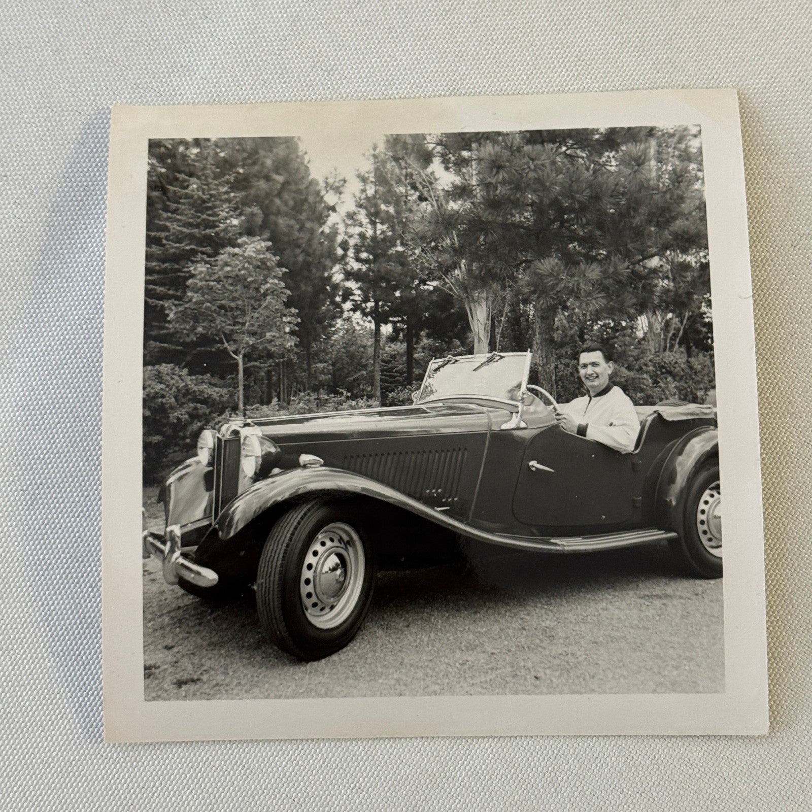 Vintage MG Roadster Car Photo Photograph Print Lot 13x 1953