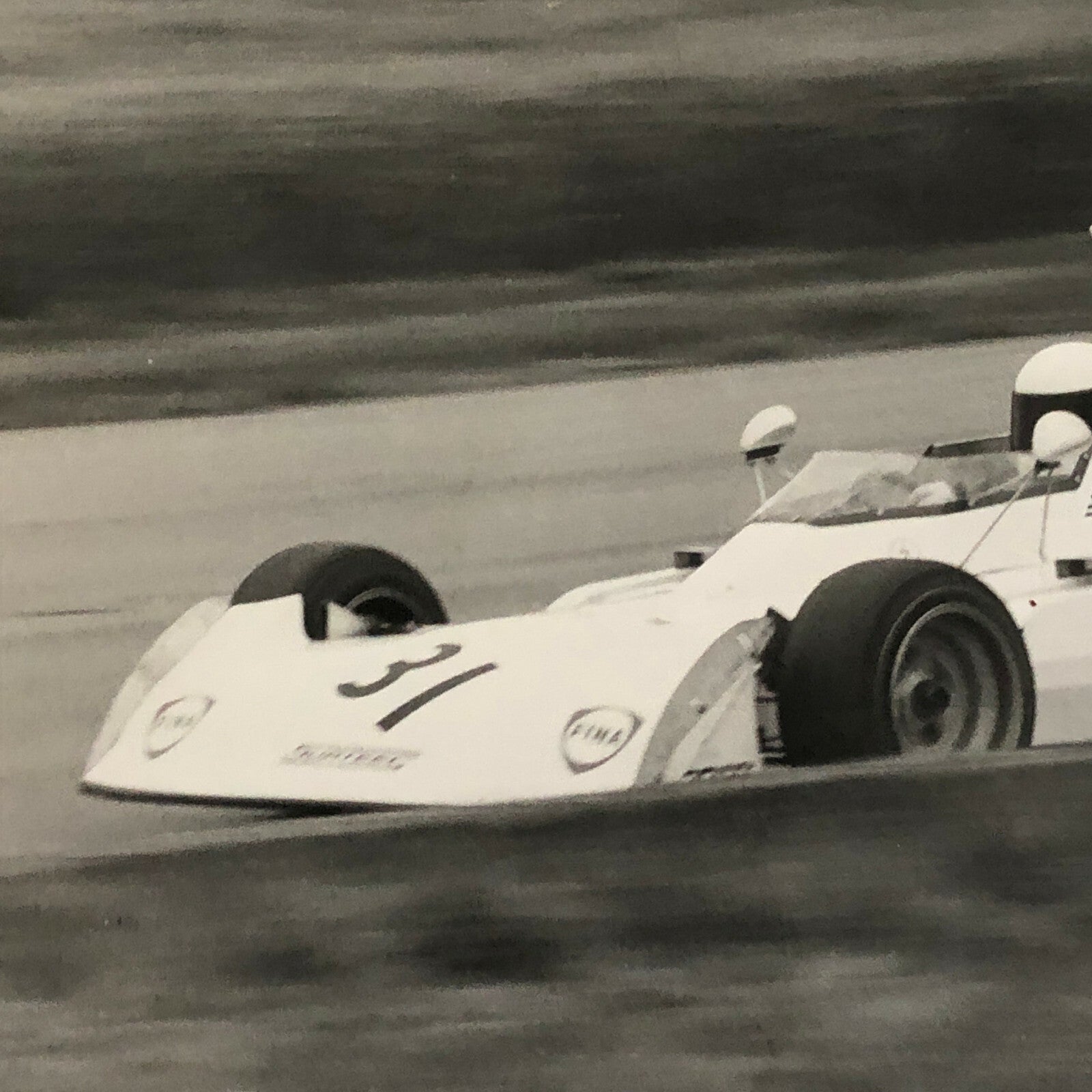 Vintage Grand Prix Racing Photo Photograph Print - John Surtees Racing 