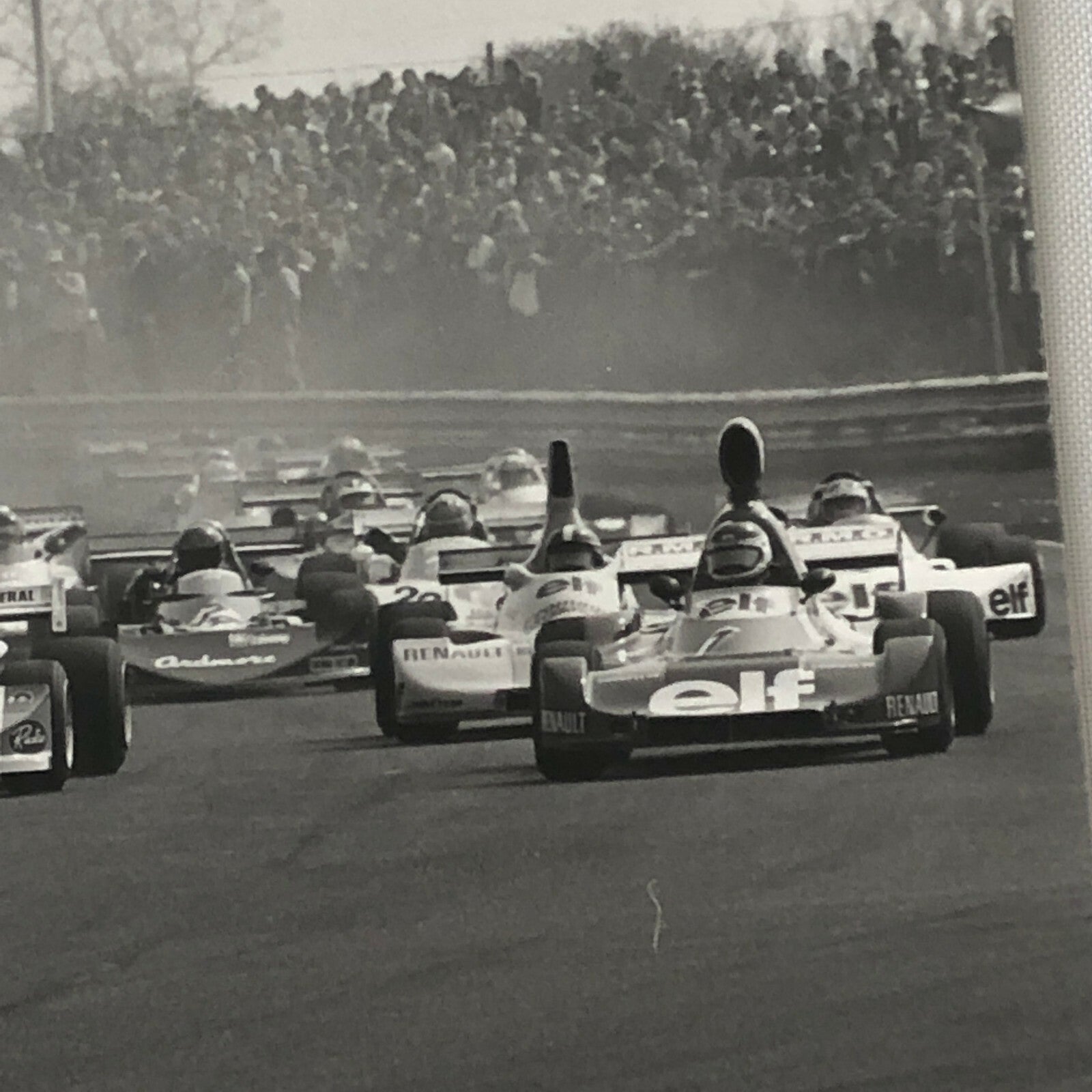 Vintage 1976 Formula 2 F2 Thruxton Grand Prix Racing Photo Photograph ELF +  