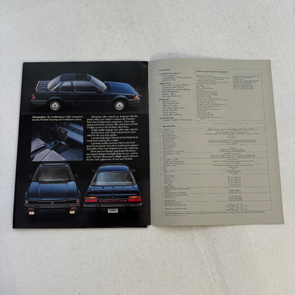 1983 Honda Prelude Car Sales Brochure Catalog Advertising