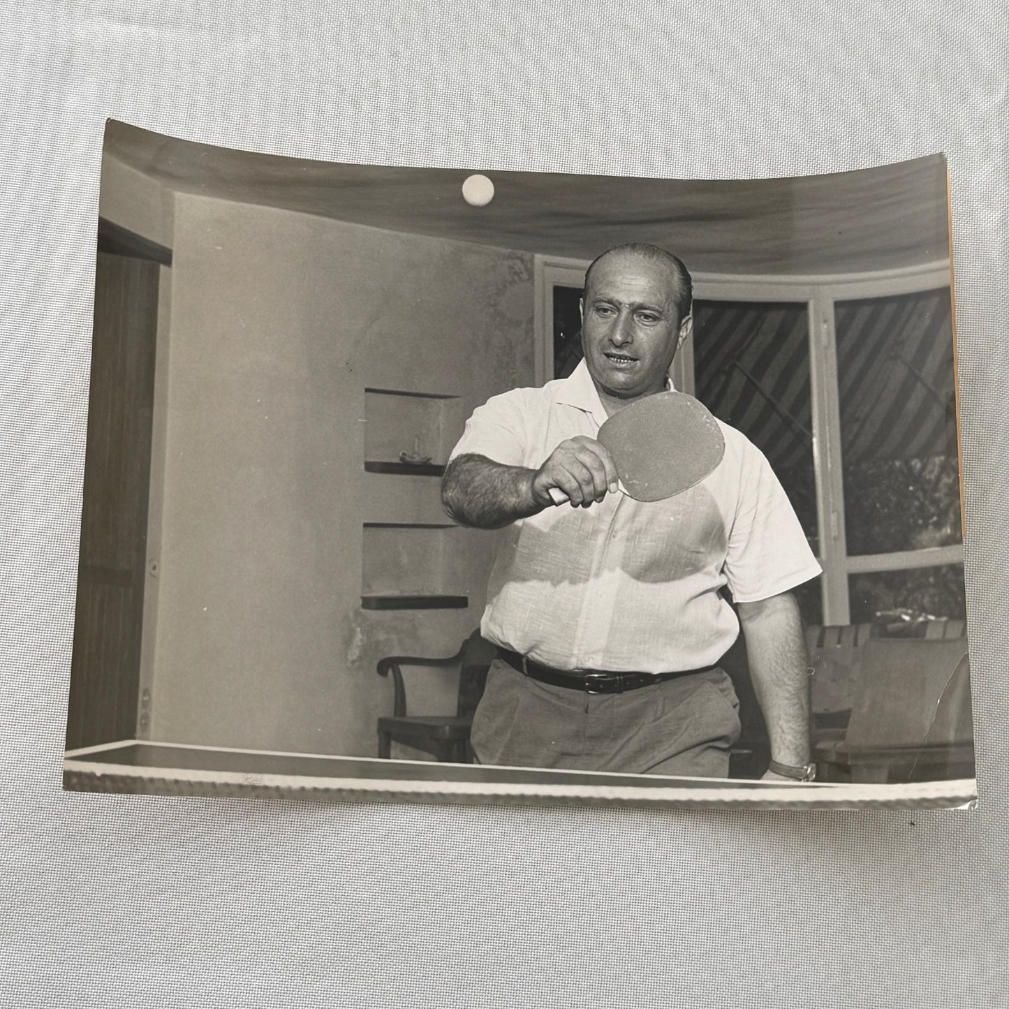 Juan Manuel Fangio Retirement Vacation Holiday Italian Press Photo F1 Racing