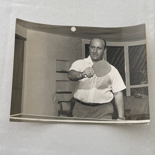 Juan Manuel Fangio Retirement Vacation Holiday Italian Press Photo F1 Racing