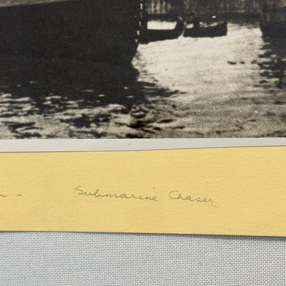 Royal Canadian Navy Submarine Chaser Ship Boat Photo Photograph