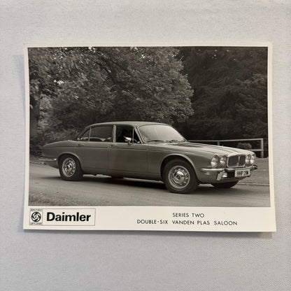 Daimler Series Two Double Six Vanden Plas Saloon Photo Photograph Jaguar