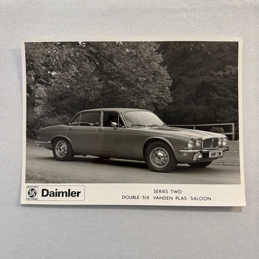 Daimler Series Two Double Six Vanden Plas Saloon Photo Photograph Jaguar