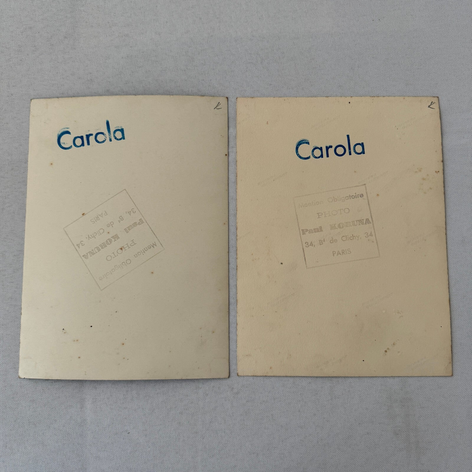 Vintage Circus Rollerskating Roller Skate Act Photo Photograph Lot 2x Carola