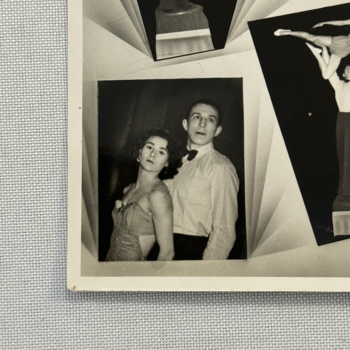 Vintage Circus Balancing Acrobat Act Photo Photograph Les Bergis French