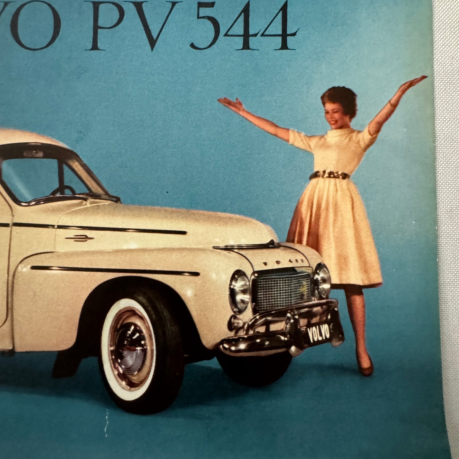 Volvo PV 544 Car Sales Brochure Catalog Vintage Advertising Volvo PV544