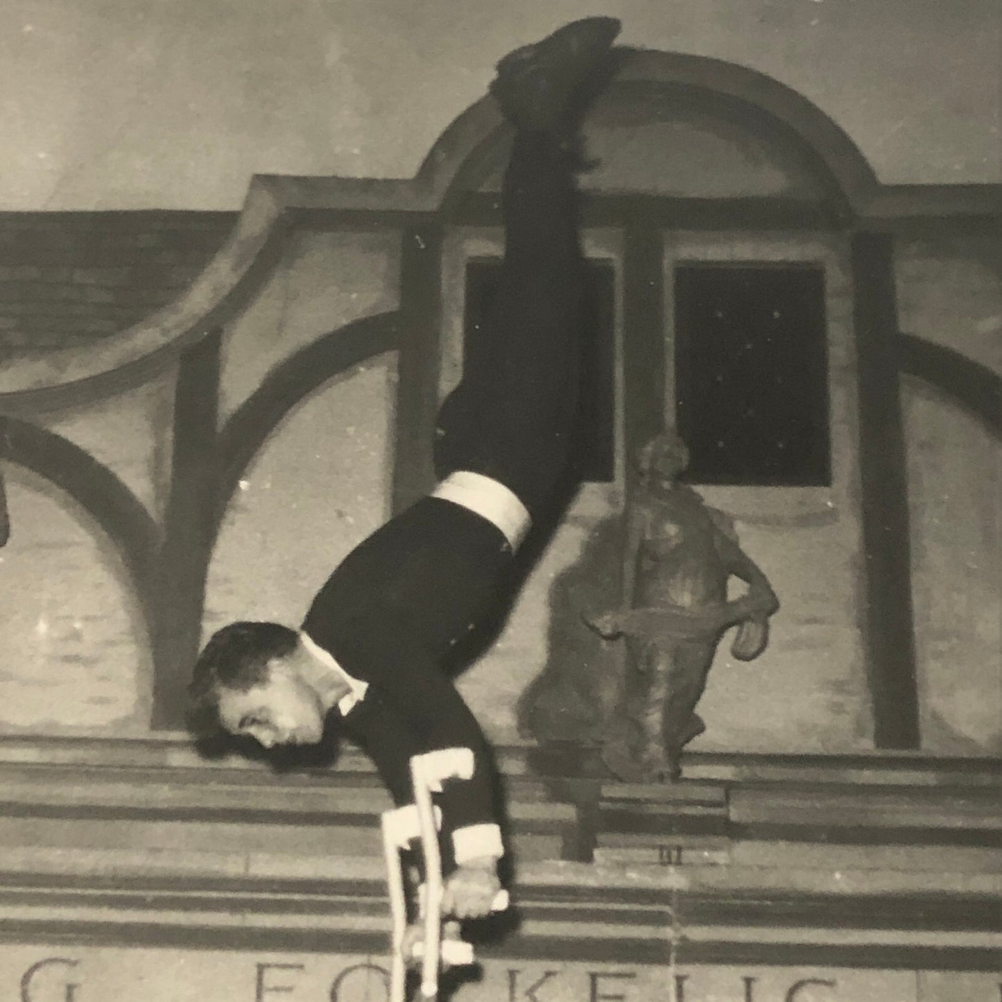 Circus Performer Balancing Act on Bicycle Photo Photograph Denmark