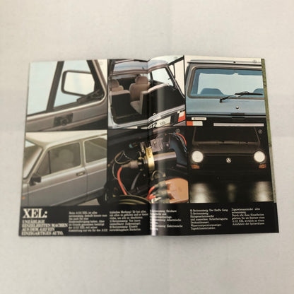 Autobianchi A112 Elegant Abarth Junior XEL Car Sales Brochure Catalog GERMAN