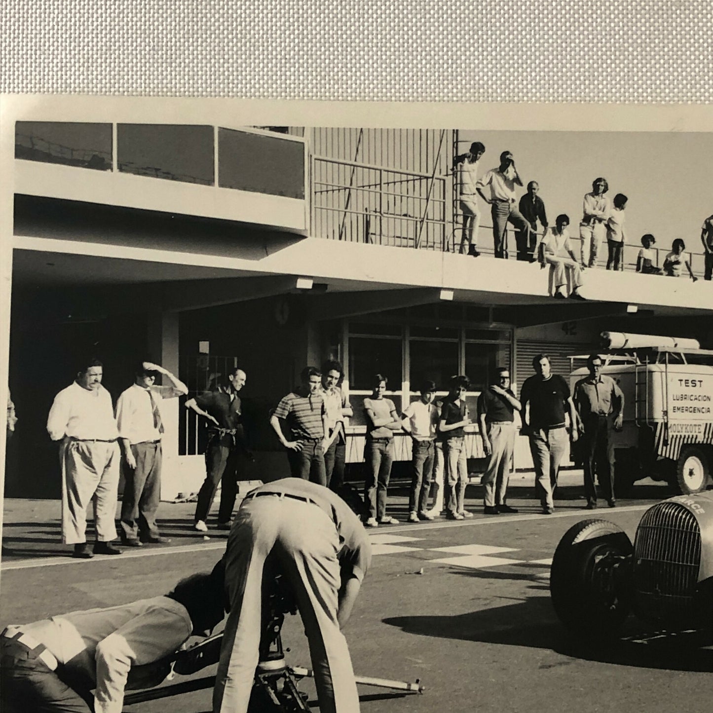 Vintage Racing Photo Photograph Juan Manuel Fangio