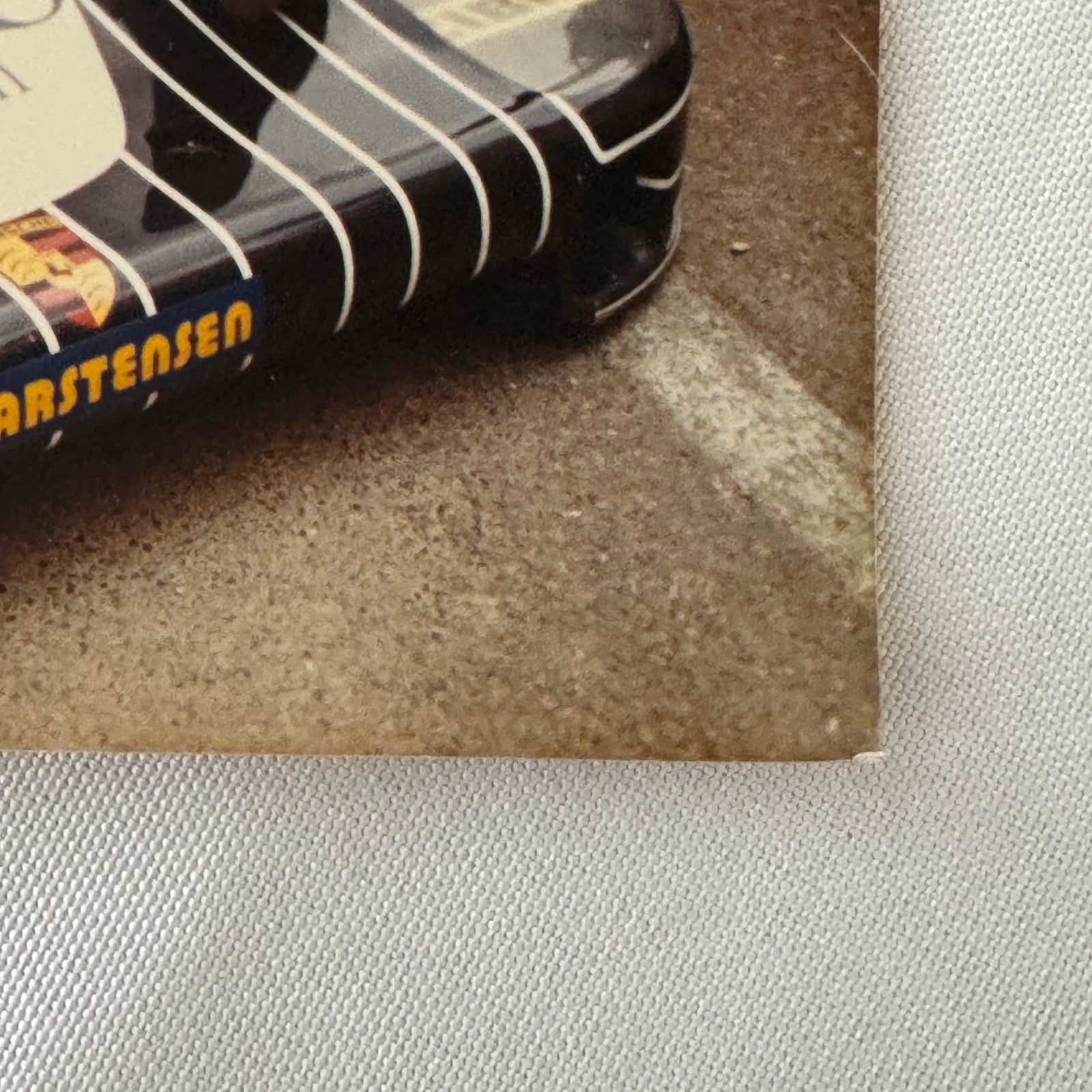 Vintage Porsche 956 Racing Car Photo Photograph Jochen Mass Jacky Ickx MODERN
