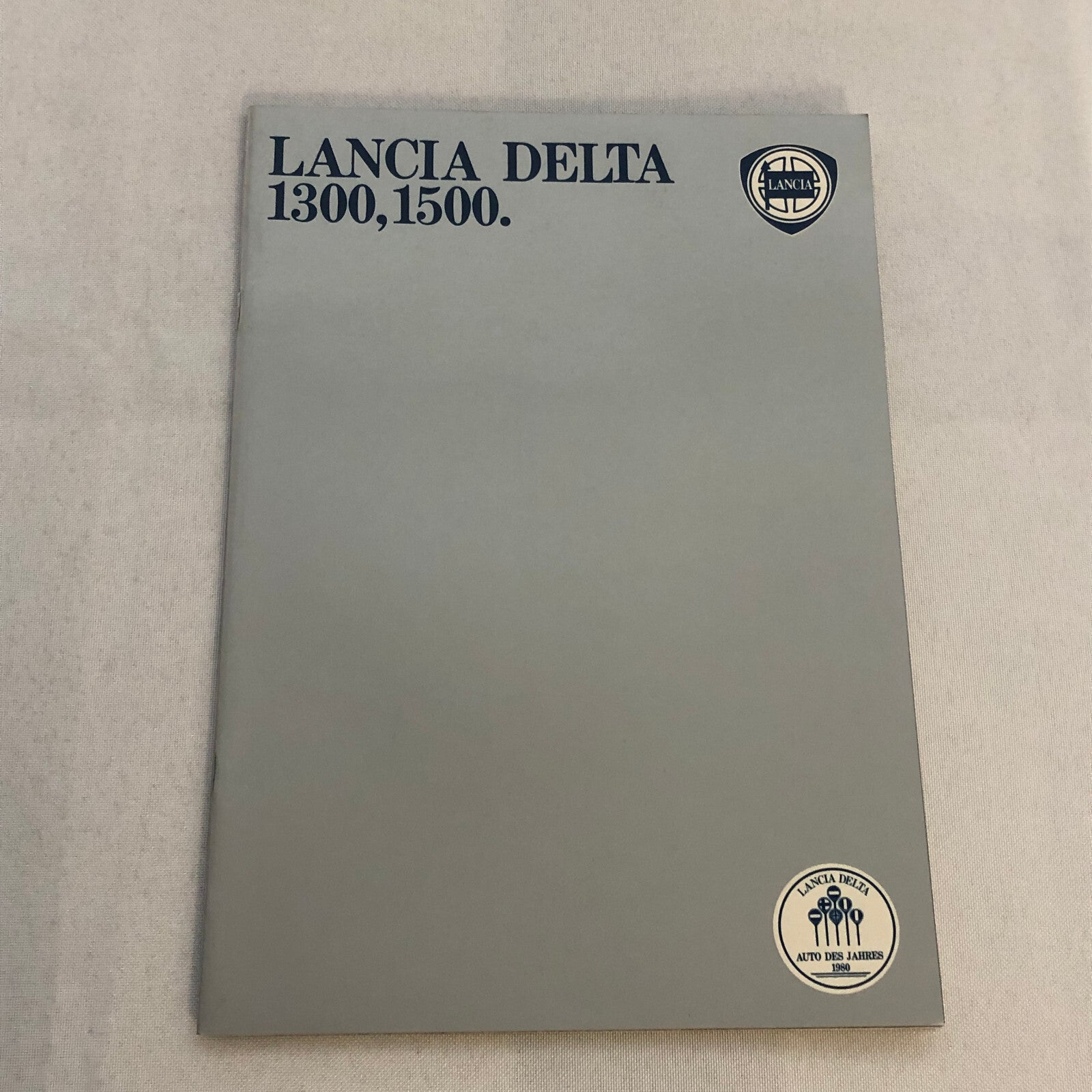 1980 Lancia 1300 and 1500 Car Sales Brochure Catalog German Text